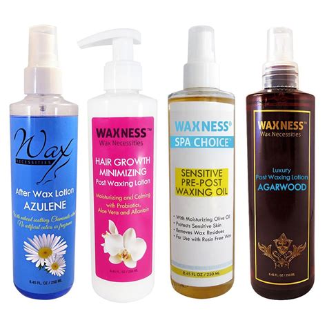 Post Waxing Assortment Lotions And Oils Hair Growth Minimizing Lotion