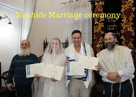 Extraordinary Way To Get Married The Noahide World Center