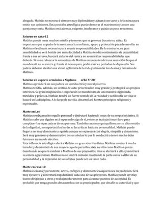 Informe Astrol Gico Infantil Para Mathias Pdf Descarga Gratuita