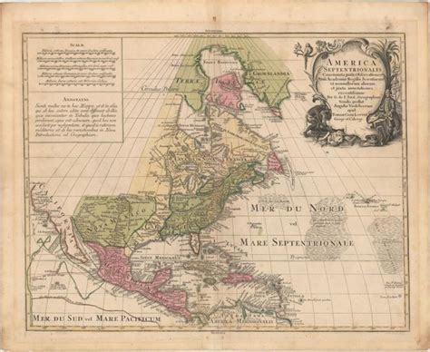 America Septentrionalis Concinnata Juxta Observationes Dnn By Lotter