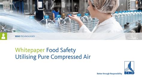 Food Safety Utilising Pure Compressed Air Beko Technologies