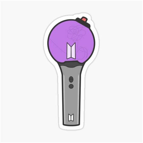 Stickers Stickers Labels And Tags Bts Lightstick Stickers Paper Pe