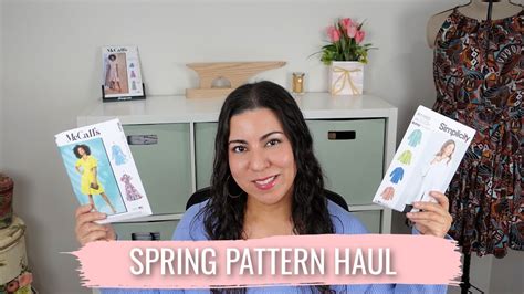 Spring Sewing Pattern Haul Youtube