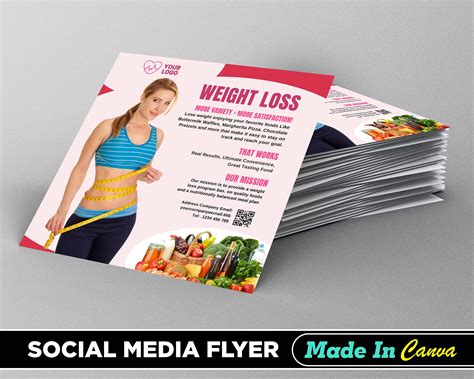 Nutrition Weight Loss Flyer Diy Canva Nutrition Weight Loss Flyer