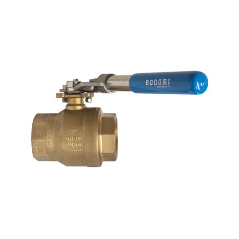 Bonomi 250n Lf Srl 1 4 Npt Brass Full Port Ball Valve With Deadman