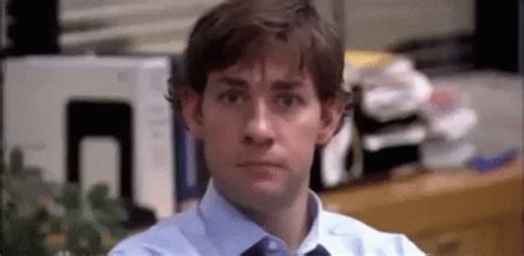 Jim Halpert The Office GIF – Jim Halpert The Office Jim Stare ...