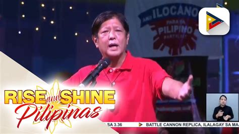 Kampo Ni Presidential Candidate Bongbong Marcos Dumepensa Sa Ulat Na