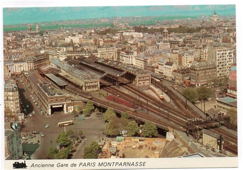 Gares Vues Du Ciel Gare De Paris Montparnasse Seine Gares Et Trains