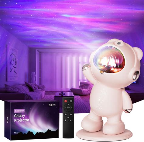 Moredig Led Projektor Sternenhimmel 360 Drehbar Nachtlicht Baby