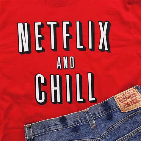 Netflix And Chill T Shirt Printed T Shirts Nowstalgia