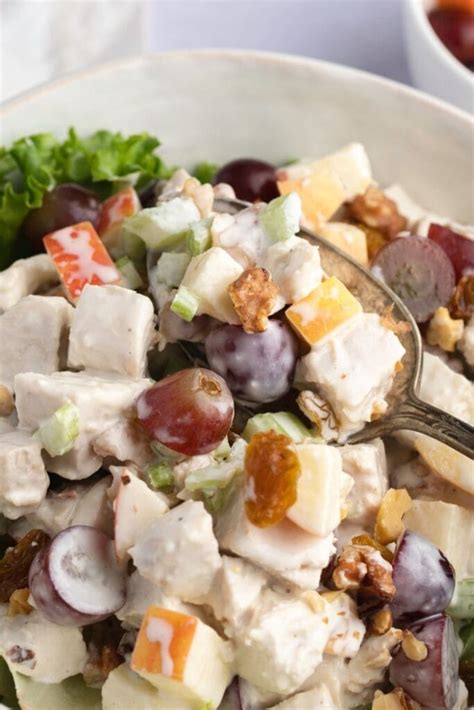 Chicken Waldorf Salad Therecipecritic