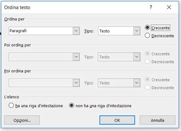 Come Mettere In Ordine Alfabetico Un Elenco Su Word Smartando It