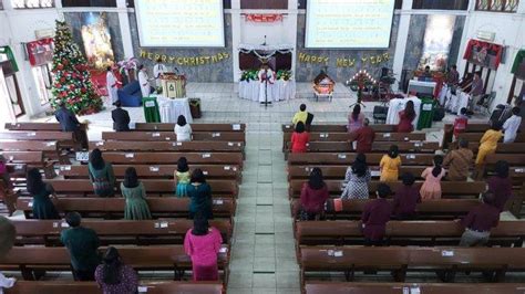 Natal 2020 Gereja HKBP Ressort Bontang Patuhi Protokol Kesehatan