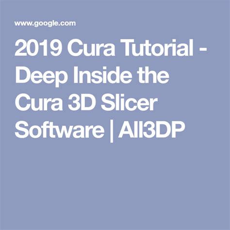 Cura Software User Manual