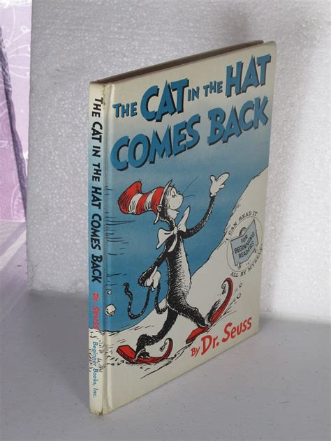 The Cat In The Hat Comes Back By Dr Seuss Theodore Geisel Good Hardcover 1958 1st Edition