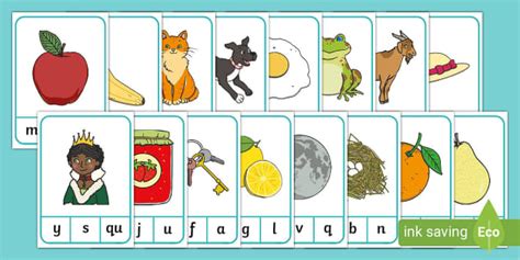 Initial Sounds Peg Matching Game Teacher Made Twinkl