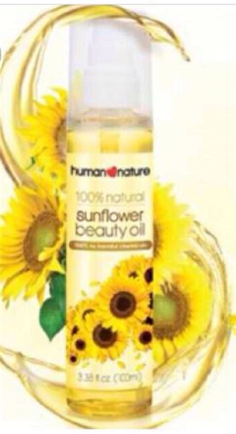 Human Nature Sunflower Beauty Oil 50 Ml 100 Natural Lazada Ph