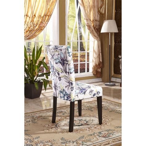 Bellasario Collection Elegant Floral Parsons Chair And Reviews Wayfair