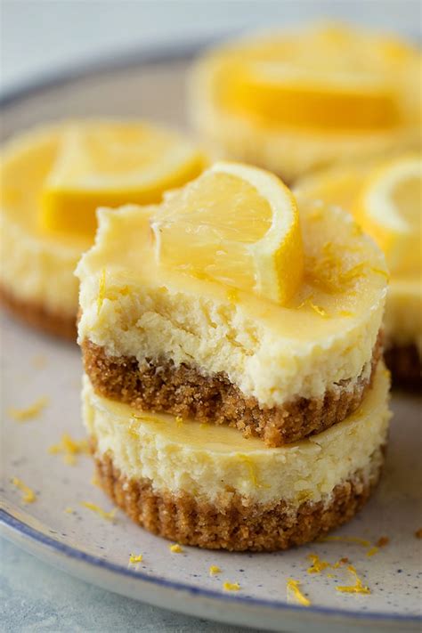 Mini Lemon Cheesecakes Life Made Simple