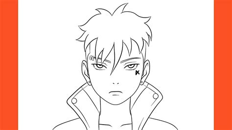 How To Draw Kawaki Boruto YouTube