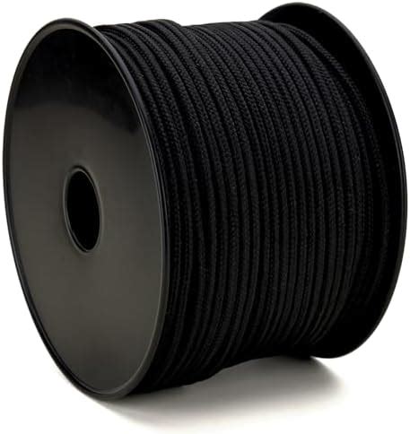 Corde tressée Polypro Noire Ø 4MM Bobine 100M Cordage extérieure