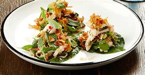 How To Make Chicken Laab Betel Leaves Recipe