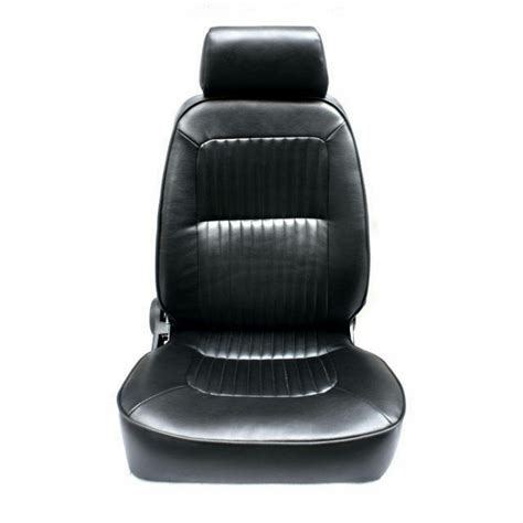 Autotecnica Classic Deluxe High Back Pu Leather Bucket Seats Car Reclinable For Holden Hq Hj Ute