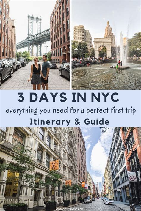 Ultimate 3 Day Itinerary For NYC Must See Places In 2024 New York