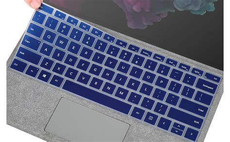 Amazon.com: Keyboard Cover for 2020 2021 Microsoft Surface Pro 7/ Surface Pro 6 2019 2018 ...