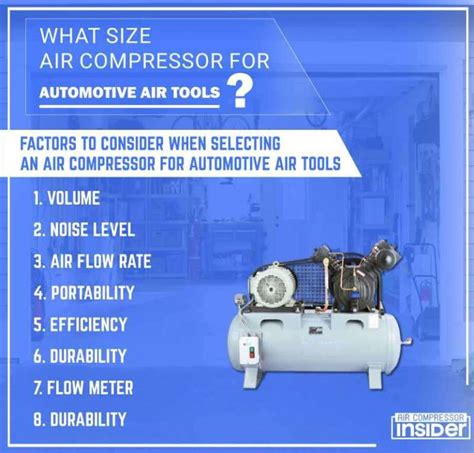 What Size Air Compressor For Automotive Air Tools - Complete Guide 2023