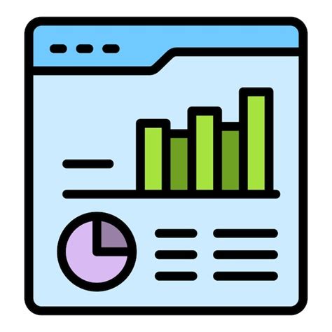 Icono de análisis de clientes vector de contorno datos de mercado