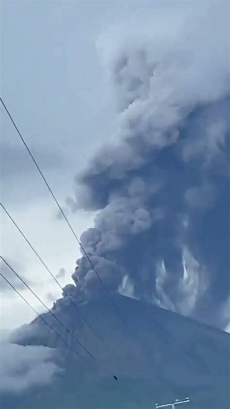 In Nicaragua The San Cristobal Volcano Began To Erupt Volcano