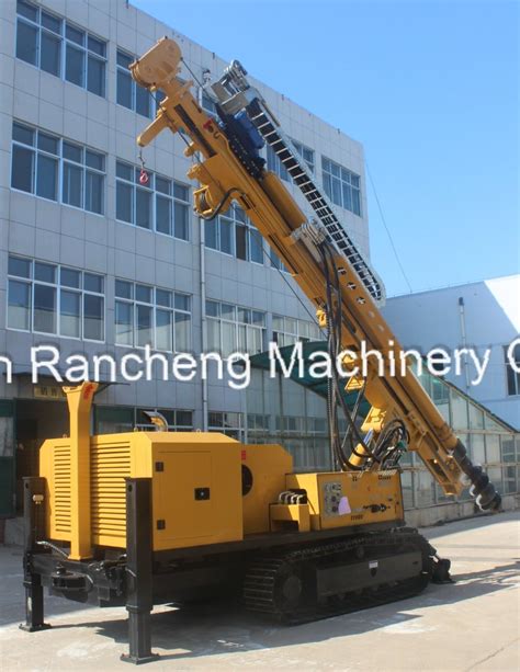 Crawler Rotary Drilling Rig With 20m Piling Depth 400m Bore Depth