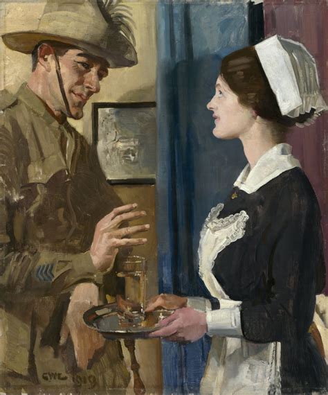 Le Soldat Et La Jeune Fille George Lambert Estampe D Art