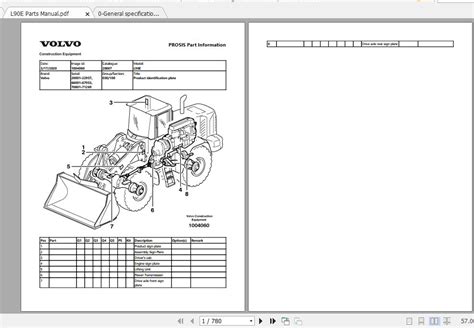 Volvo L90e Parts Manual