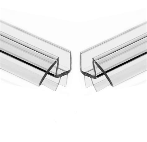 Buy 2 Pack Eatelle Frameless Shower Door Bottom Seal With Drip Rail 1 4 X 36 Sweep Glass