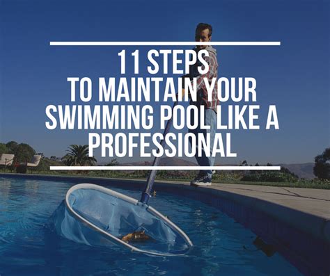 Steps To Maintain Your Swimming Pool Like A Professional