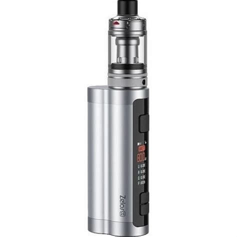 Aspire Zelos X Metallic Silver Box Mod Kit Ml Skroutz Gr