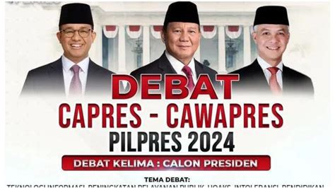 Jadwal Acara RCTI Hari Ini Minggu 4 Februari 2024 Live Debat Kelima