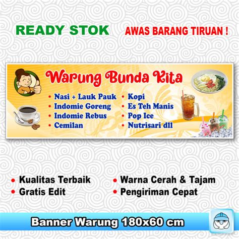 Jual Banner Spanduk Warung Kopi Warkop Kab Jombang Kyros Store