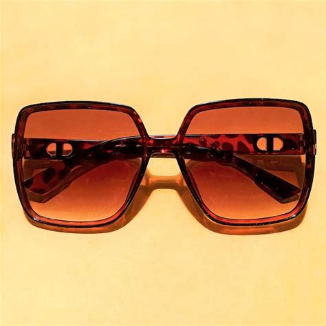 Leopard Square Sunglasses Etsy