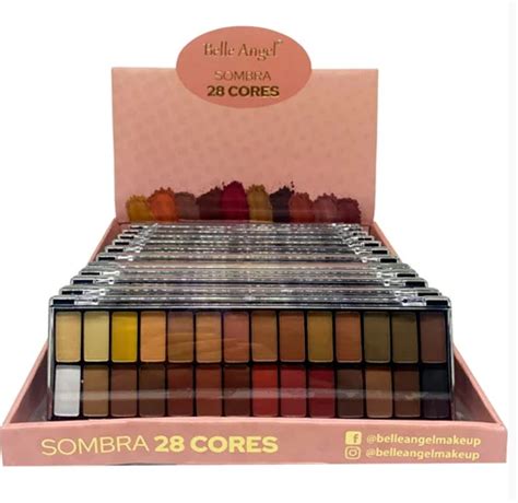 Box C Un Paleta De Sombras Cores B Belle Angel