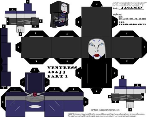 Asajj Ventress Part Cubeecraft By Jagamen On Deviantart Star Wars