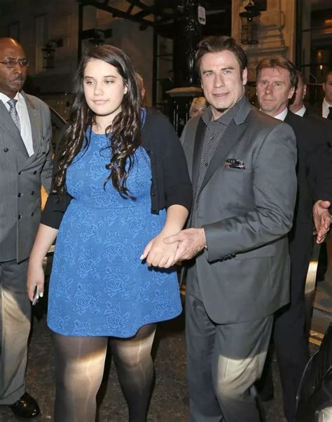 John Travolta And Identical Daughter Ella Bleu Leaving Bfi Krasner Fund Party Mirror Online