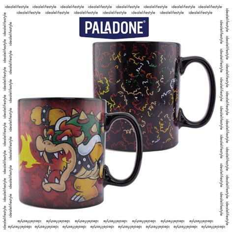 Paladone Mario Bowser Heat Change Xl Mug Shopee Singapore