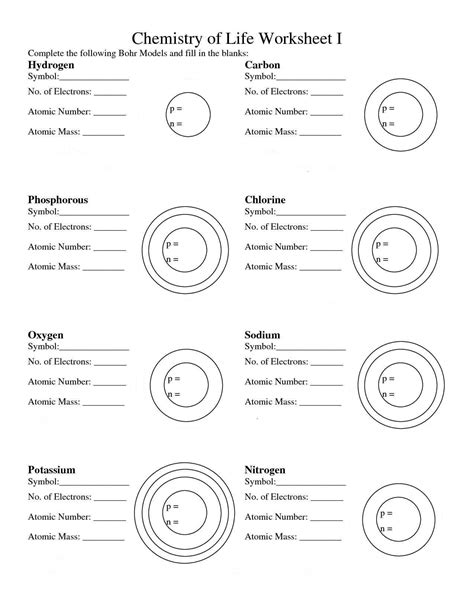 Atomic Structure And Isotopes Worksheet 3