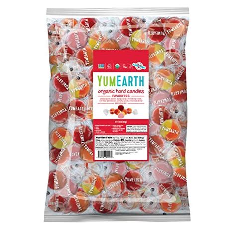 YumEarth Organic Fruit Drops Hard Candy, Assorted Flavors, 4.25 Pound (Pack of 1) - Allergy ...