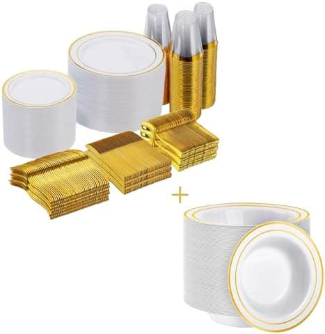 Amazon Goodluck Piece Gold Dinnerware Set For Guests