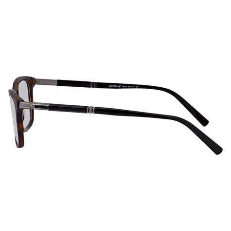 Montblanc Havana Men S Rectangle Eyeglasses Mb0540 052 55 Mb0540 052 55 664689680405