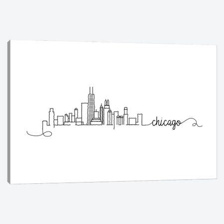 Chicago Skyline Canvas Artwork by Avery Tillmon | iCanvas